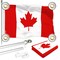 G128 Combo Pack: 6 Ft Tangle Free Aluminum Spinning Flagpole (Silver) & Canada Canadian Flag 3x5 Ft, LiteWeave Pro Series Printed 150D Polyester, 4 Corner Brass Grommets | Pole with Flag Included
